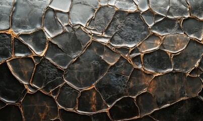 Close-up view of cracked glass background