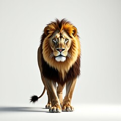 Obraz premium Majestic and powerful, the king of the jungle