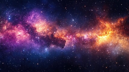 Naklejka premium Exploring Abstract Universe Photography Multiverse Realistic Imagery Cosmic Expanse Digital Art Celestial Viewpoint