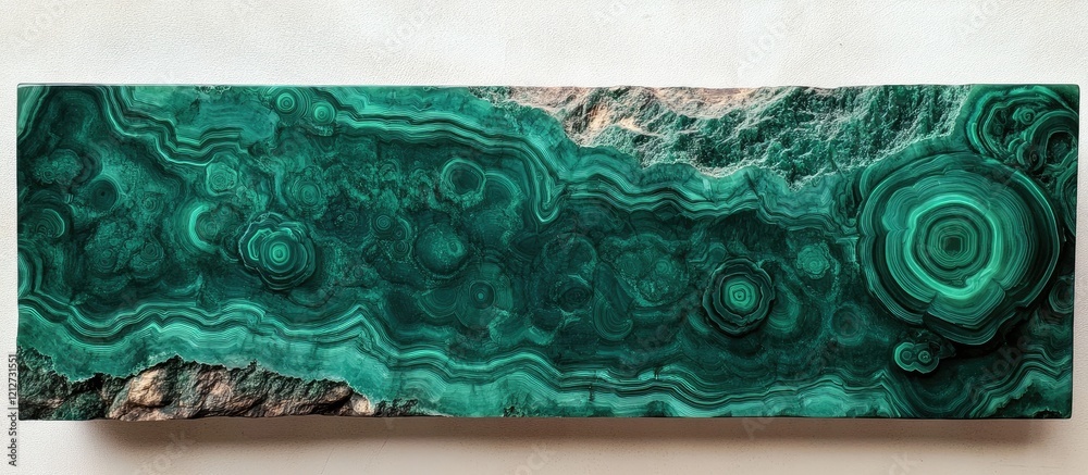 Poster malachite geode resin art with green swirls perfect for artistic displays and enhancing home decor w