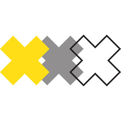 Obraz premium modern geometric memphis