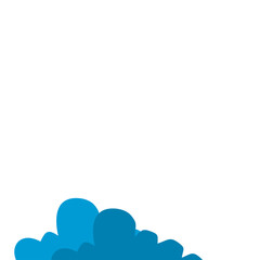 Vector Blue Clouds