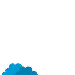Vector Blue Clouds