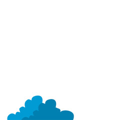 Vector Blue Clouds