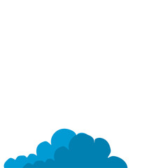 Vector Blue Clouds