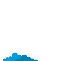 Vector Blue Clouds