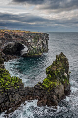 Scenic photo of icelandic road trip.