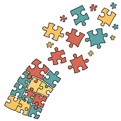 jigsaw puzzle pieces