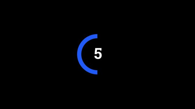 10 seconds countdown animation timer video