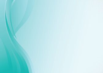 Abstract blue background with gradient shape and white space