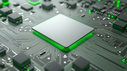 Fototapeta premium 電子基板_半導体