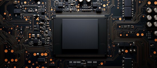 Fototapeta premium 電子基板_半導体