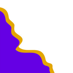 Purple Certificate Corner Decoration