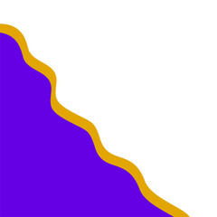 Purple Certificate Corner Decoration