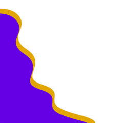 Purple Certificate Corner Decoration