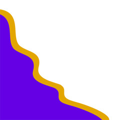 Purple Certificate Corner Decoration