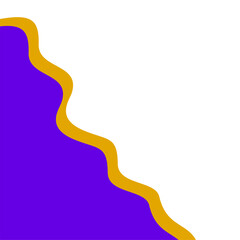 Purple Certificate Corner Decoration