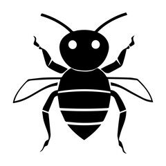 Obraz premium Modern Digital Honey Bee Robot Vector Logo Illustration