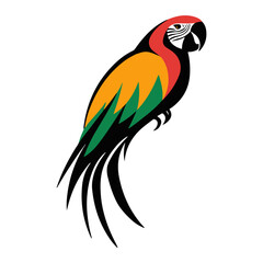 Obraz premium Simple birds vector logo design vintage birds logo vector