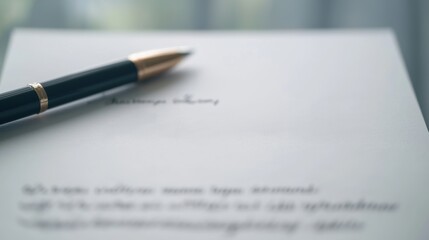 A high-detail close-up of the signature line of a contract, capturing the flowing ink and precise handwriting, symbolizing the gravity and trust in the signing process