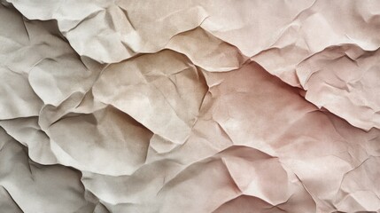Fototapeta premium Abstract Crinkled Fabric Texture in Neutral Tones