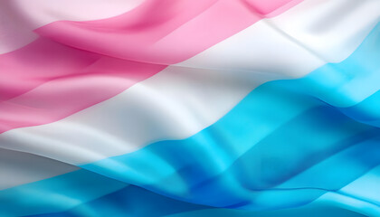 Obraz premium waving transgender pride flag background for international trans day of visibility