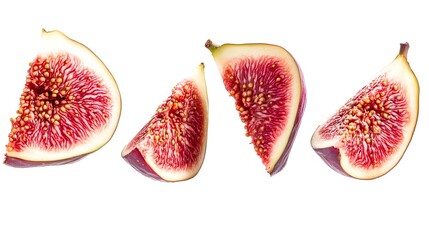 Falling Fig slice, Cutout.