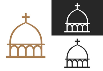 church icon vector illustration