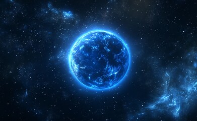 Naklejka premium earth in space