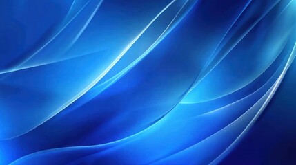 Abstract Blue Swirling Design