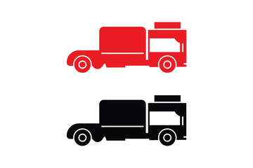 bus silhouettes with white background and color versions vector illustration, vector city bus silhouettes, logos, icons