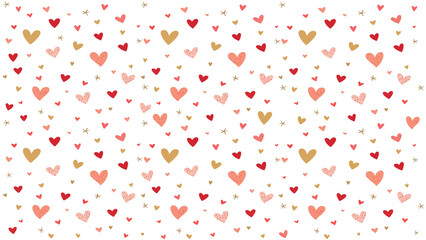 background with hearts