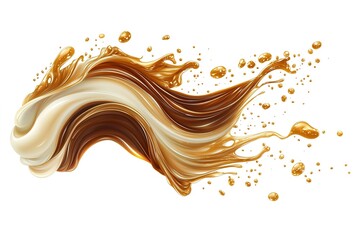 Fototapeta premium splash isolated on white background