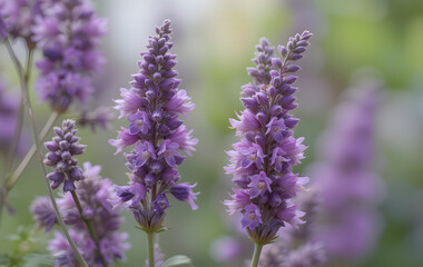 Obraz premium purple flowers