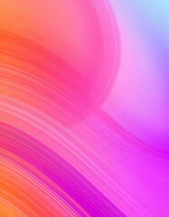 Obraz premium A background illustration with brush stroke effect, orange, pink and purple undertones, colorful, pastel, wallpaper, screensaver, Dynamic motion, with white tones