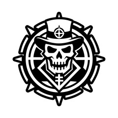 Fototapeta premium A solid style icon of thief hobo symbol