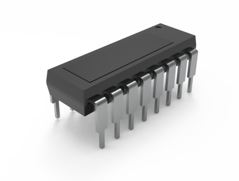 visualization of a microcircuit, for advertising radio components, manufacturing electronic devices, on a transparent background, pdf.