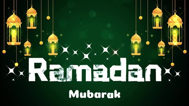 The Ramadan Text Effect Video
