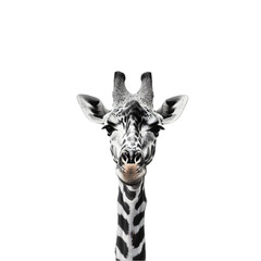 Obraz premium Curious Giraffe Portrait Close up Wildlife Animal Zoo Safari Nature Mammal African