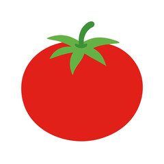 red tomato icon vector