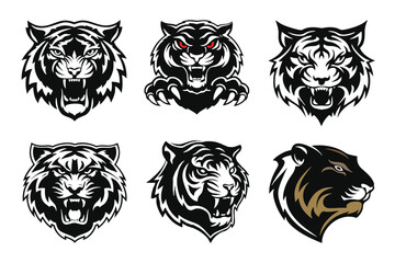 tiger head vector 