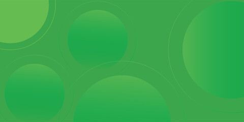 Obraz premium Green abstract background with gradient color geometric shapes for presentation design. Suitable for business, corporate, institution, conference, party,