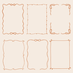 Retro Hand Drawn Vector Frames
