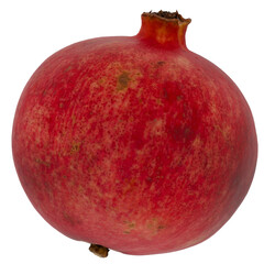 3d render pomegranate with transparent background