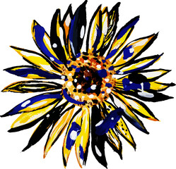 abstract flower vector