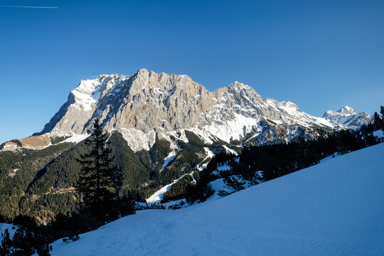 Blick zur Zugspitze
