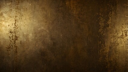 Obraz premium A dark, textured background with golden accents creates an aged and weathered appearance. 