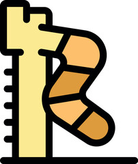 Colorful playground slide providing fun and entertainment for kids, promoting physical activity and outdoor play