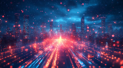 Obraz premium background with stars