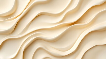 Minimalist beige light background with a wavy texture